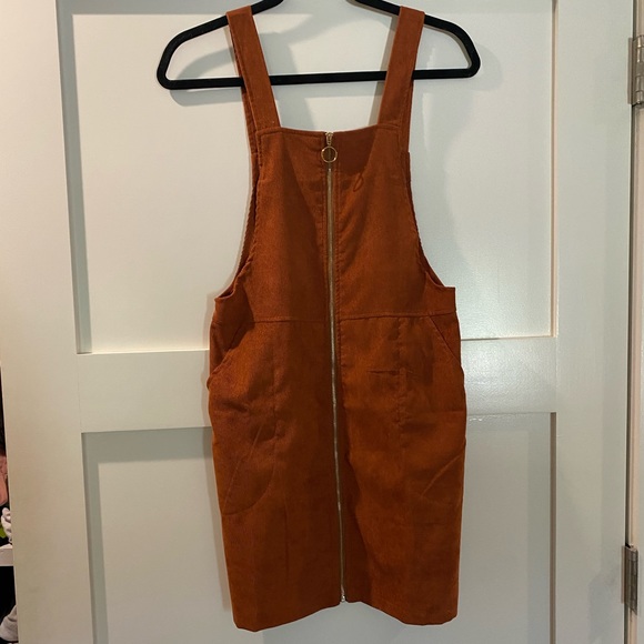 Corduroy overalls dress - Picture 1 of 3